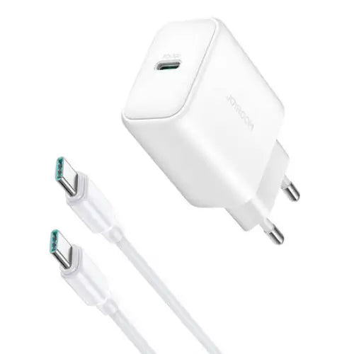 Joyroom power charger JR-TCF24 with C-C cable 30W 1m (white) - mains chargers<<<Chargers<<<GSM