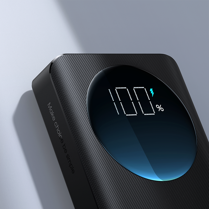 Joyroom powerbank 10000mAh 30W black (JR-PBF01) - Powerbanks<<<HurtelXML&&&Power Bank<<<Основна<<<DunaXML