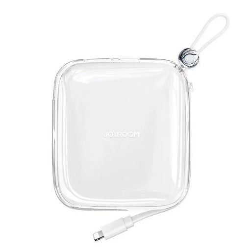Joyroom powerbank 10000mAh Jelly Series 22.5W with built-in Lightning cable white (JR-L003) - Powerbanks<<<HurtelXML
