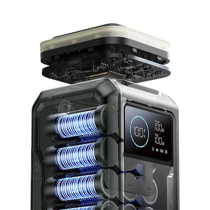 Joyroom powerbank with light JR-PBF10 100W 75000mAh - Powerbanks<<<Energy<<<InnproXML&&&Powerbanks<<<HurtelXML