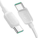 Joyroom S-A14 USB-C Cable - USB-C 60W 1.2m - White - Cell phone cables<<<HurtelXML