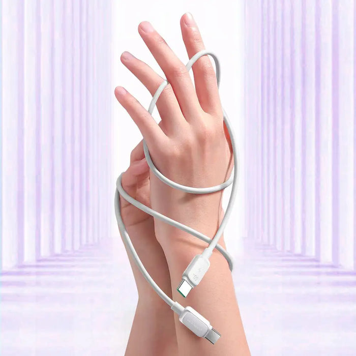 Joyroom S-A14 USB-C Cable - USB-C 60W 1.2m - White - Cell phone cables<<<HurtelXML