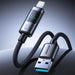 Joyroom S-A16 Pro Prism Series 3A USB-A - Lightning Cable with Display 1.2m - Black - Cell phone cables<<<HurtelXML