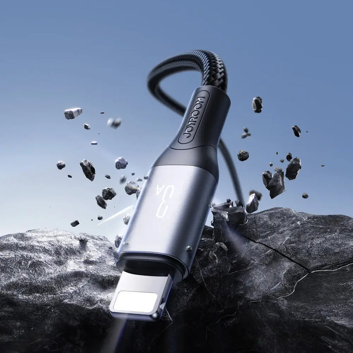 Joyroom S-A28 Flash Series 3A USB-A - Lightning cable 2m - black - Cell phone cables<<<HurtelXML