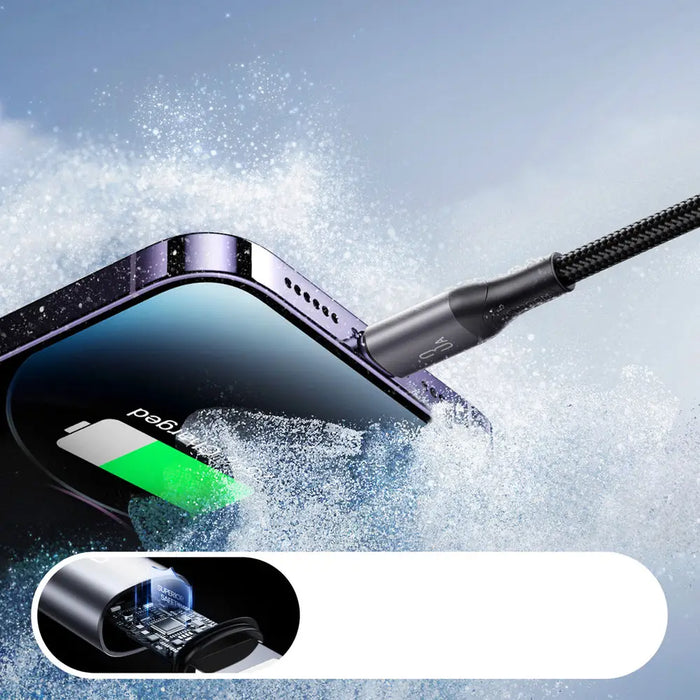 Joyroom S-A28 Flash Series 3A USB-A - Lightning cable 2m - black - Cell phone cables<<<HurtelXML