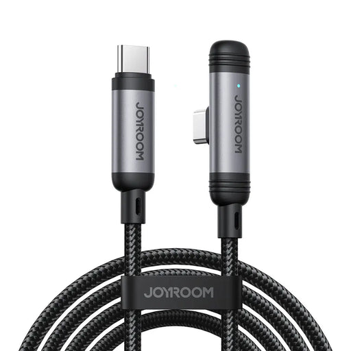 Joyroom S-A56 EnjoyX Series 90° USB-C - USB-C cable 60W 1.2m - black - Cell phone cables<<<HurtelXML