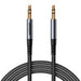 Joyroom SY-A09 AUX cable 3.5mm mini jack to 3.5mm mini jack braided 1.2m (black) - Audio