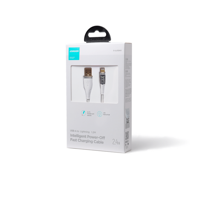 Cable to USB-A / Lightning / 2.4A / 1.2m Joyroom S-UL012A3 (white)