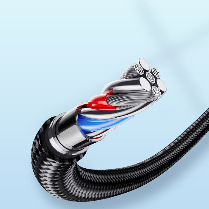 Joyroom Extraordinary Series A10 USB-A / Lightning 2.4A Cable 1.2 m - Black