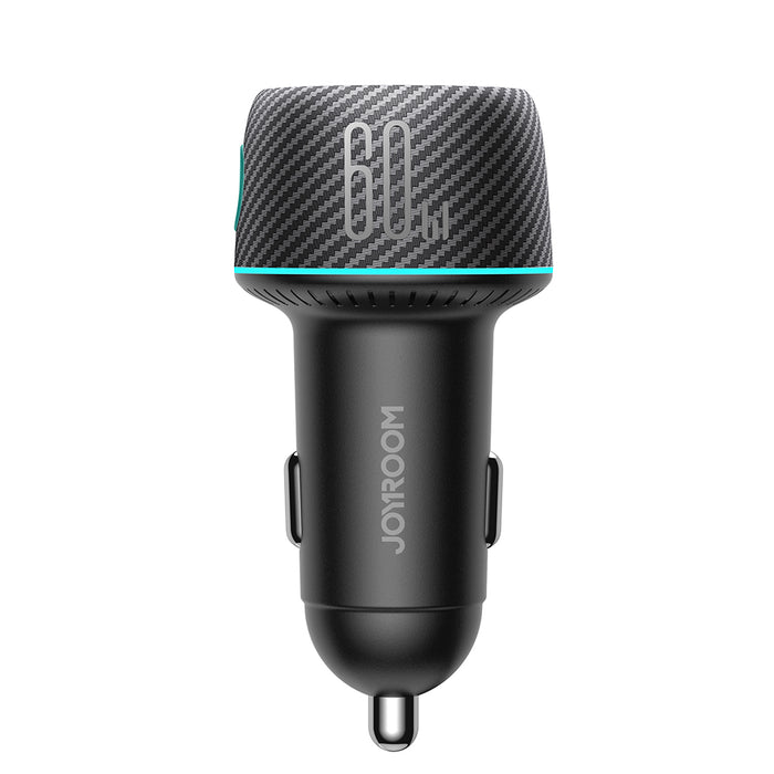 60W USB-C USB-A car charger Joyroom JR-CCN01 - black