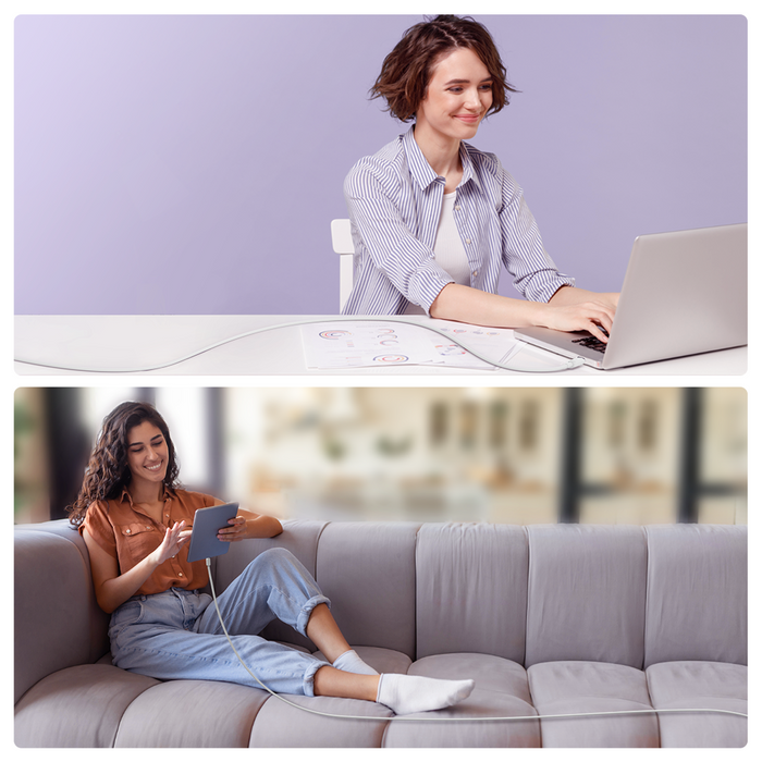 Joyroom Multi-Color Series A14 USB-C / Lightning 30W cable 1.2 m - white