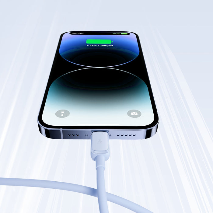 Joyroom Multi-Color Series A14 Lightning / USB-A 2.4A 1.2 m cable - blue