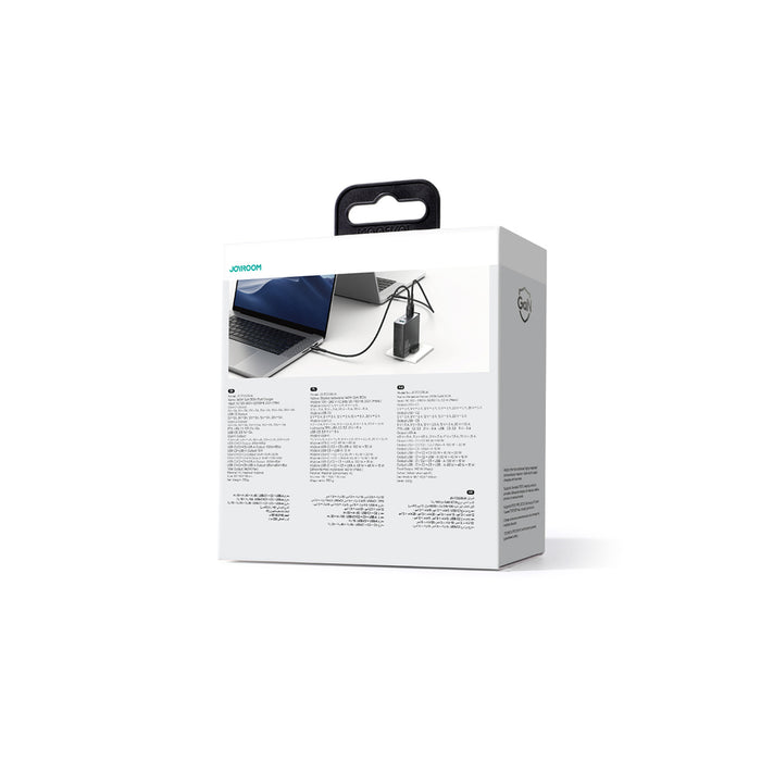 GaN charger UK Joyroom JR-TCG05UK 140W 3x USB-C USB-A + USB-C / USB-C cable 240W 1.2m