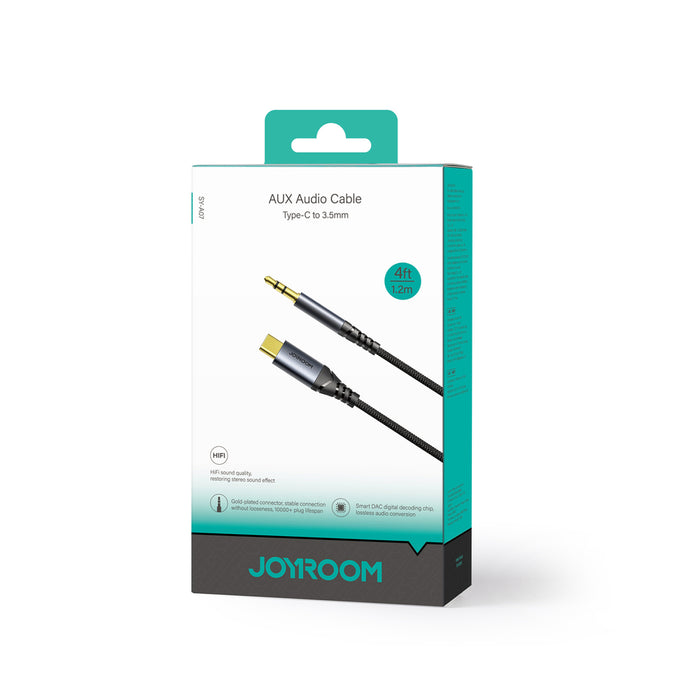 Audio Cable 3,5mm AUX Type-C Joyroom SY-A07 1.2m