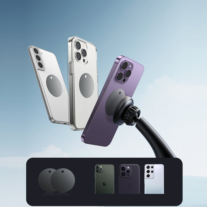 Joyroom JR-ZS356 universal magnetic car holder for a phone on the cockpit/window - black