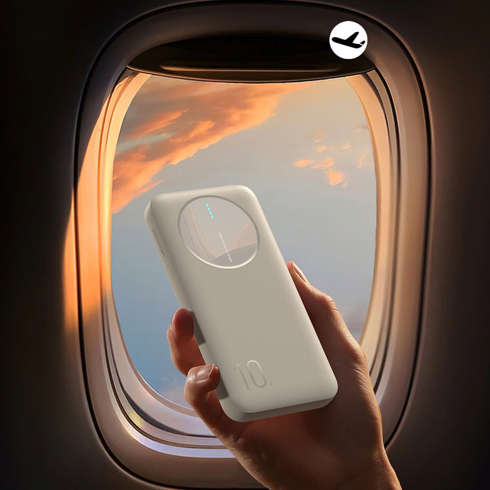 Powerbank Joyroom JR-PBF12 10000mAh 2.4A 2x USB-A 1x USB-C - white