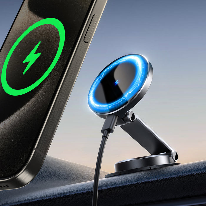 Joyroom magnetic car charger JR-ZS408 (black)