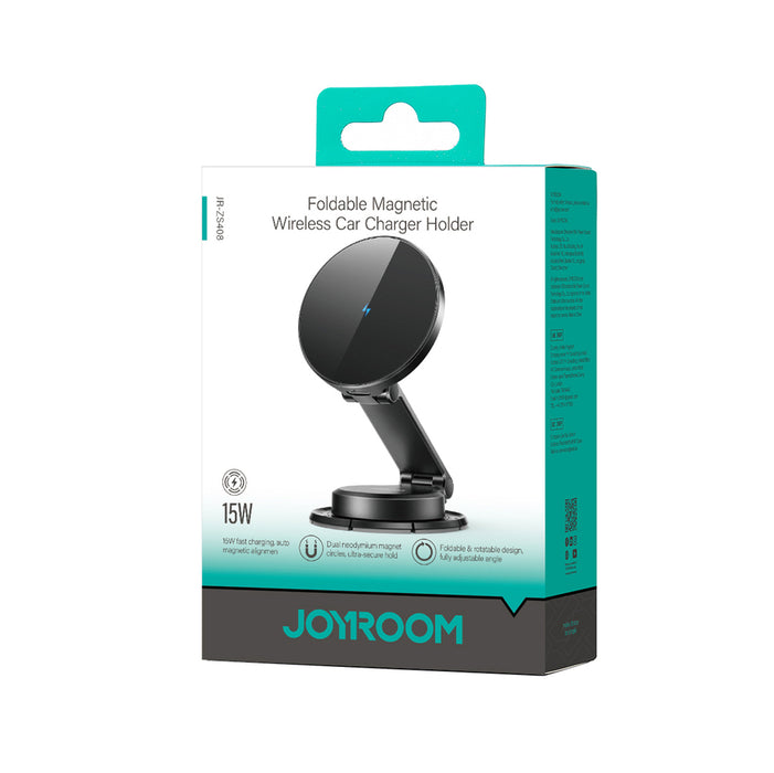 Joyroom magnetic car charger JR-ZS408 (black)