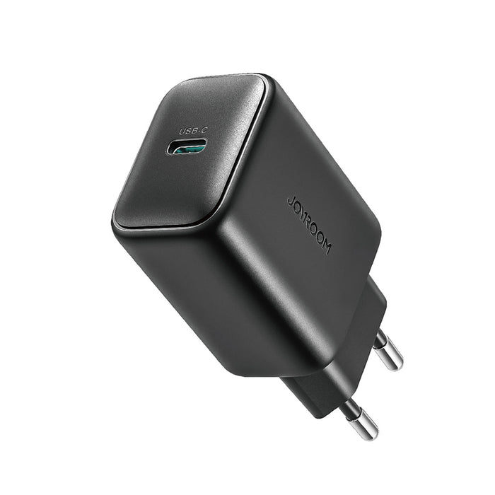 Joyroom JR-TCF23 network charger USB-C 25W SFC / PPS / PD - black + USB-C / USB-C cable 1m