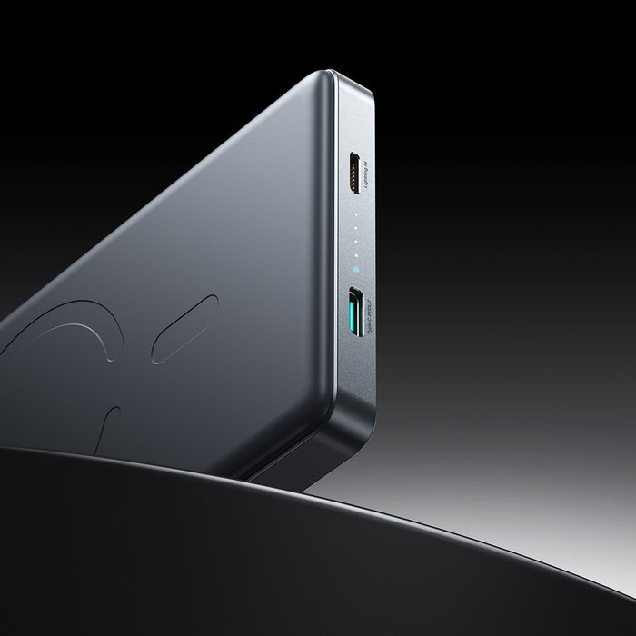 Joyroom JR-PBM08 Pro 10000mAh 20W Powerbank with 15W Inductive Charging Ultra-Thin - Gray