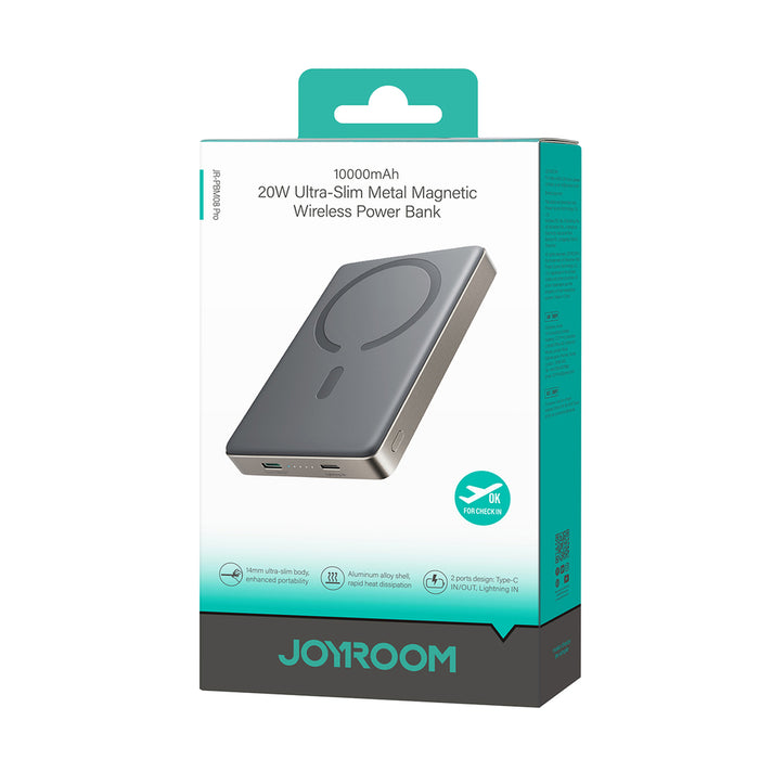 Joyroom JR-PBM08 Pro 10000mAh Ultra-Thin Powerbank - Titanium
