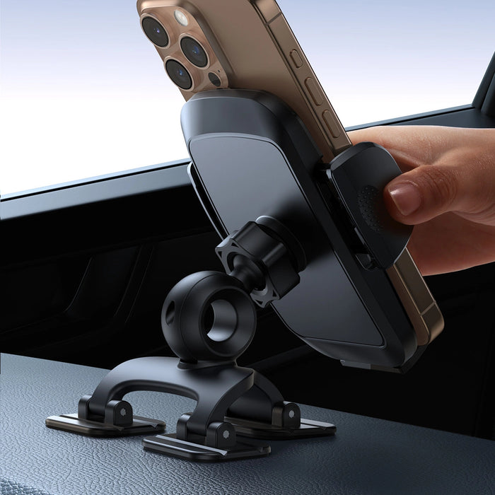 Joyroom JR-ZS259 clamp car holder with three adjustable legs - black