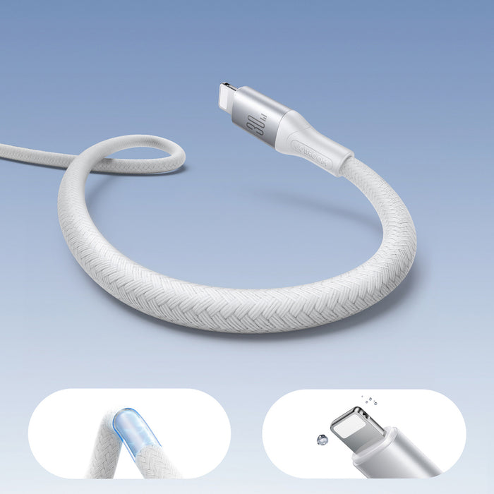 Joyroom S-A28 Flash Series 30W USB-C - Lightning cable 2m - white
