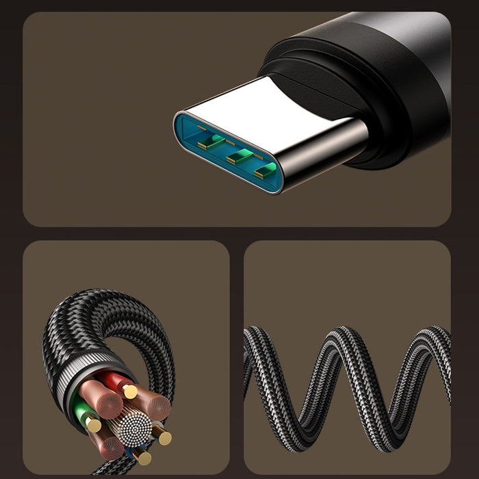 Joyroom S-A56 EnjoyX Series 90° USB-C - Lightning cable 30W 1.2m - black