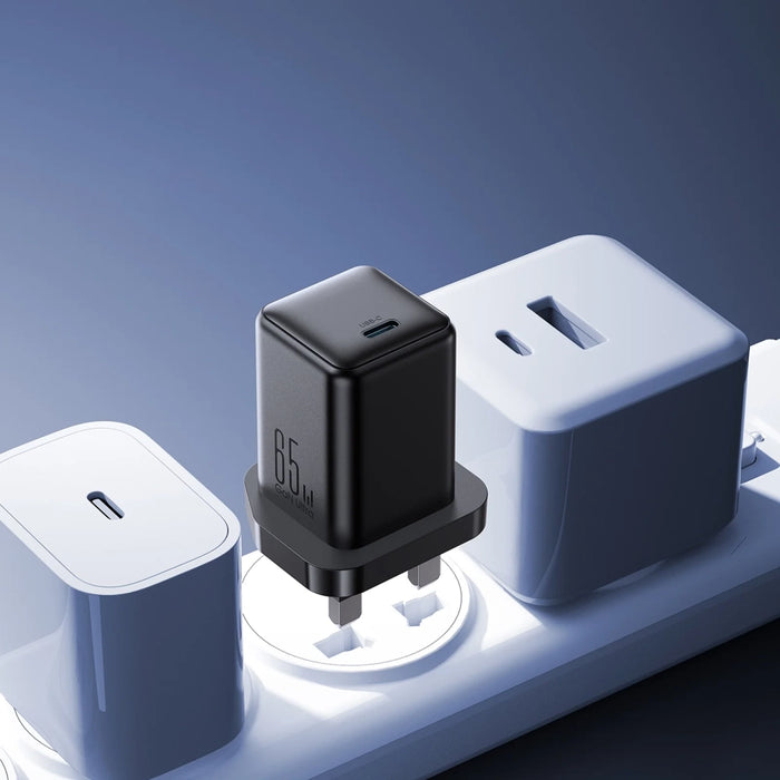 Joyroom JR-TCG18 65W Wall Charger 1 x USB-C (UK Plug) - Black