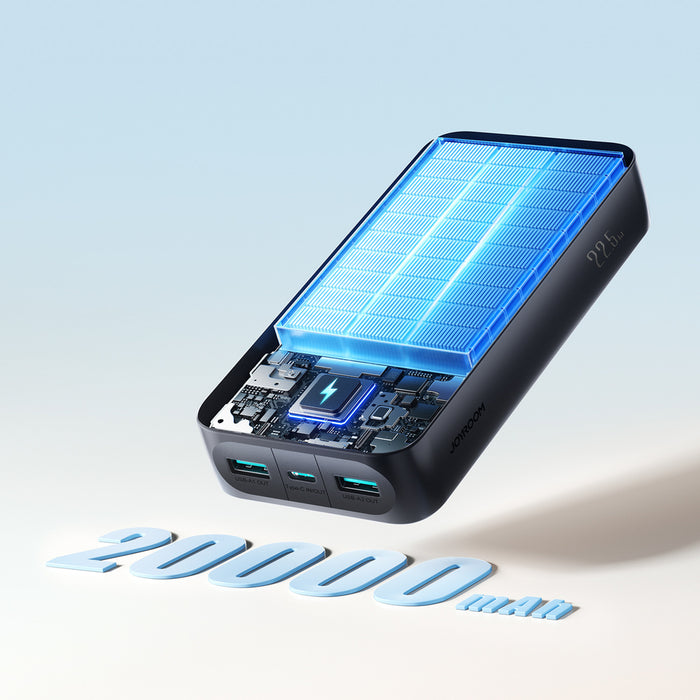 Joyroom JR-PBF14 Pro Powerbank 22.5W 20000mAh with Digital Display 2x USB-A 1x USB-C - Black