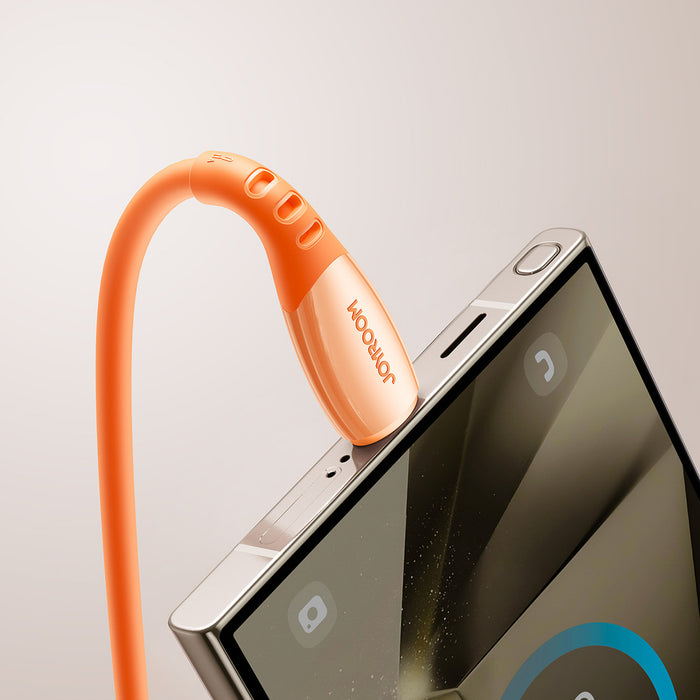 Joyroom S-A59 Vibrant Series 3A USB-A - USB-C Cable 1.2m - Orange
