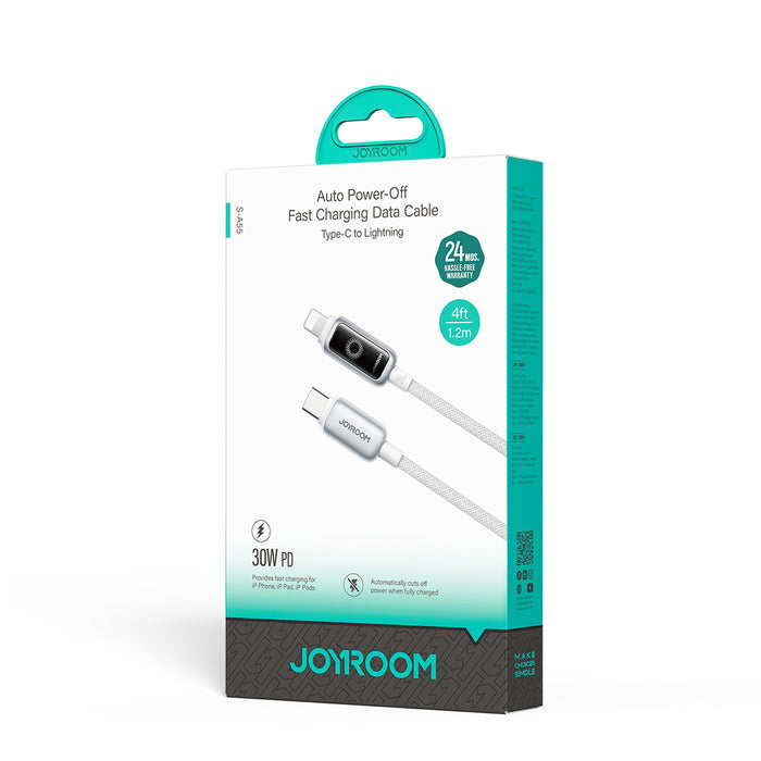 Joyroom S-A55 StarFlight 30W USB-C - Lightning cable 1.2m - white