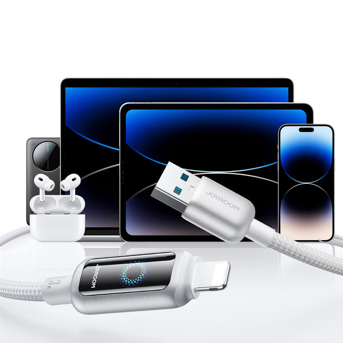 Joyroom S-A55 StarFlight 3A USB-A - Lightning cable 1.2m - white