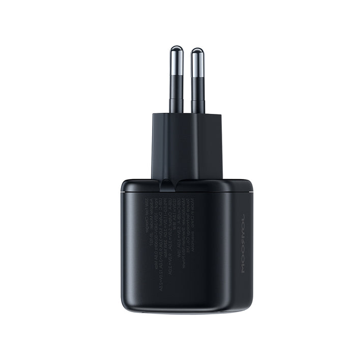 Joyroom JR-TG7 33W USB-A + USB-C wall charger with 30W USB-C - Lightning 1m cable - black