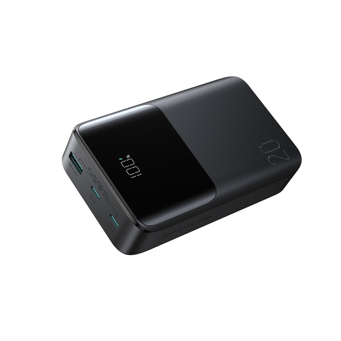 Joyroom JR-QP192 Star Series Mini 20000mAh 22.5W Powerbank with Digital Display - Black
