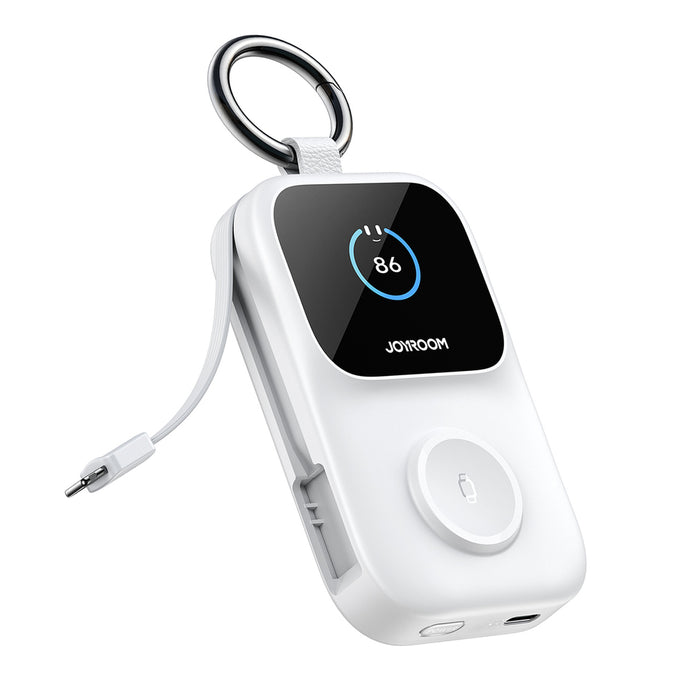 Joyroom JR-W19 5000mAh Powerbank with 5W Wireless Watch Charging - White