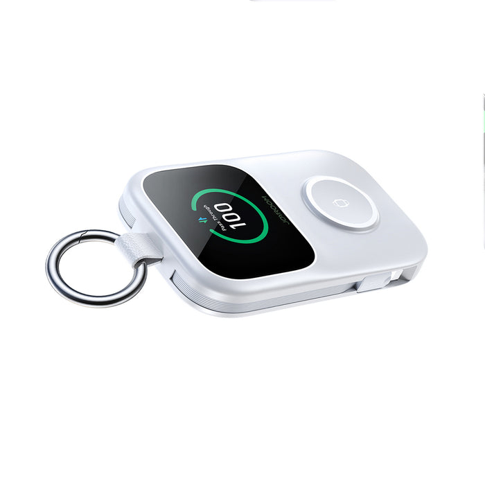 Joyroom JR-W19 5000mAh Powerbank with 5W Wireless Watch Charging - White