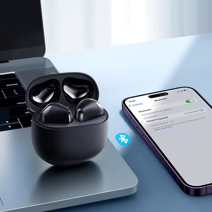 Joyroom JR-FB1 Funpods Bluetooth 6.0 In-Ear TWS Wireless Headphones with AI Functions - Black