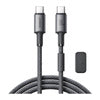 Cable USB-C - USB-C Joyroom S-A50, 60W, 1.2m szary