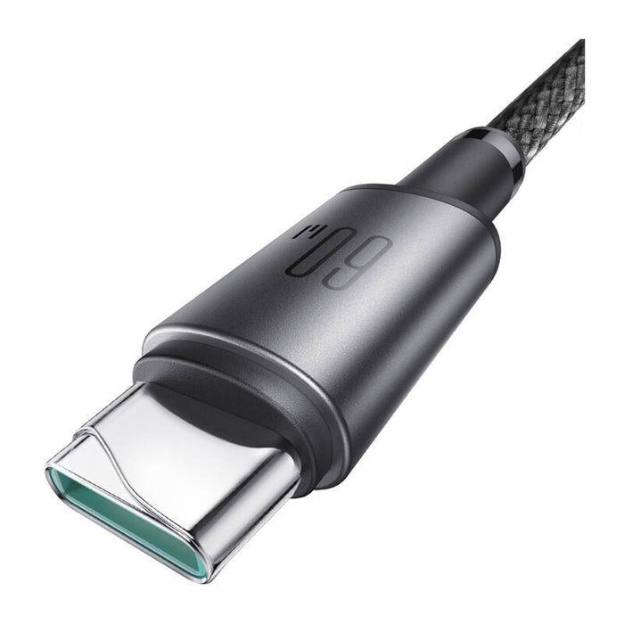 Cable USB-C - USB-C Joyroom S-A50, 60W, 1.2m szary