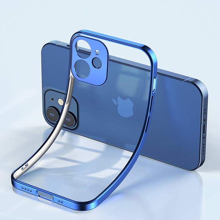 Joyroom New Beauty Series ultra thin case with electroplated frame for iPhone 12 mini black (JR-BP741)