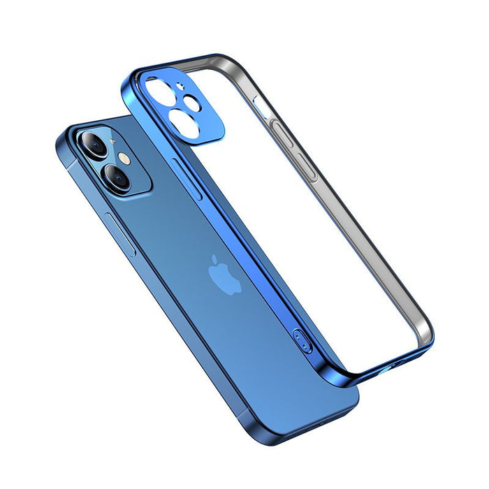 Joyroom New Beauty Series ultra thin case with electroplated frame for iPhone 12 mini black (JR-BP741)