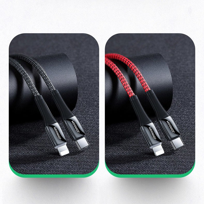 Joyroom S-1224K2 USB-C / Lightning PD cable 20W 2.4A 1.2m - red