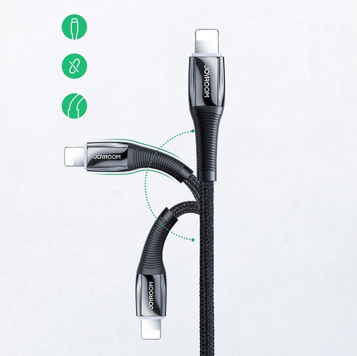 Joyroom S-1224K2 USB-C / Lightning PD cable 20W 2.4A 1.2m - red