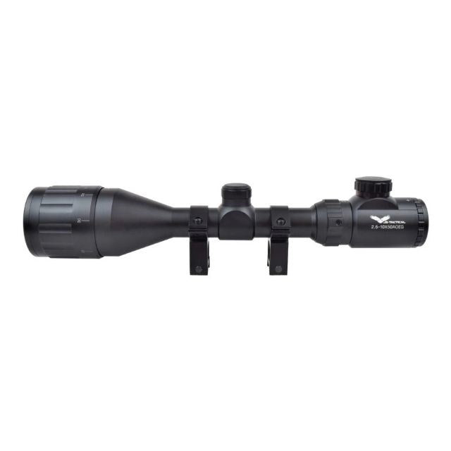 JS-Tactical 2.5-10x50 Mil-Dot rifle scope, 22 mm rail