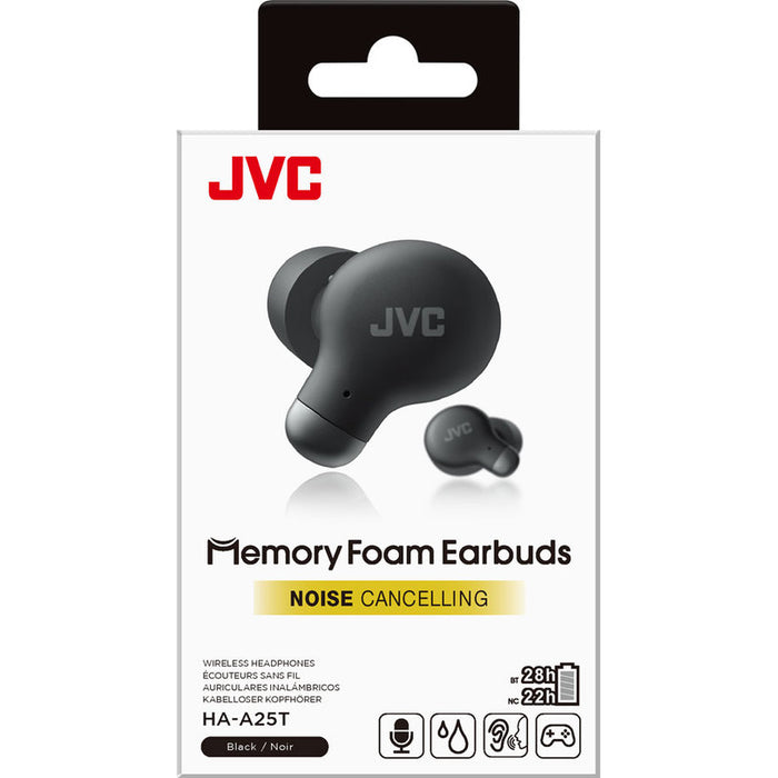 True wireless headphones JVC HA-A25T-BNE WIRELESS CONNECTION, BLACK