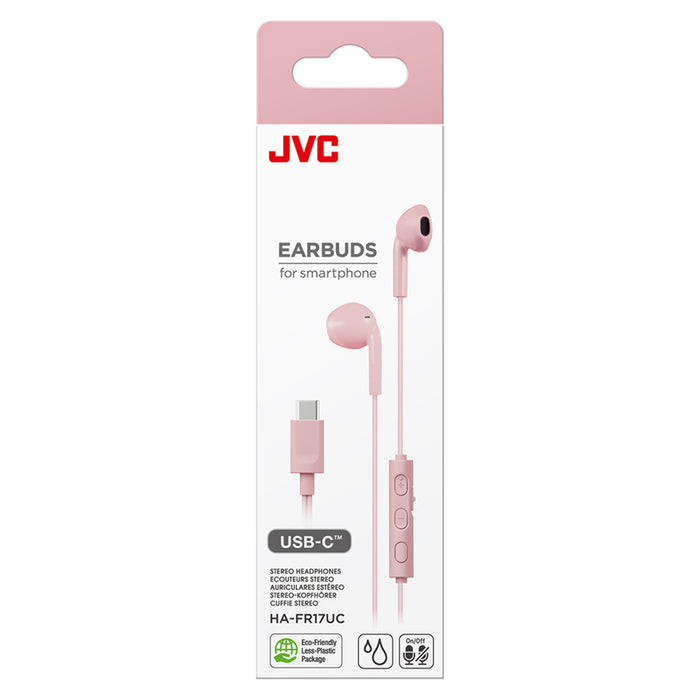 Stereo headphones JVC HA-FR17UC-P TYPE C