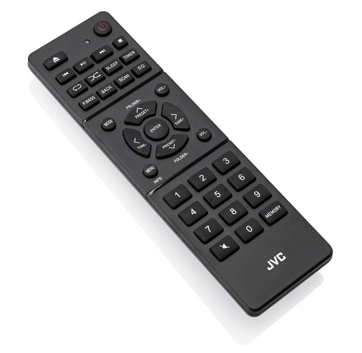 JVC RD-E874B Tower Bluetooth 20 W Black, Silver
