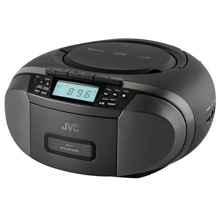 Radio cassette JVC JVCRCE444B Black AM/FM