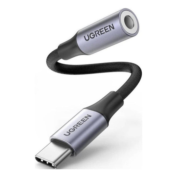КАБЕЛ АДАПТЕР USB-C/3.5мм АУДИО 10СМ UGREEN - ЧЕРЕН - USB хъбове и адаптери<<<Компютърна периферия<<<AmperelB2B